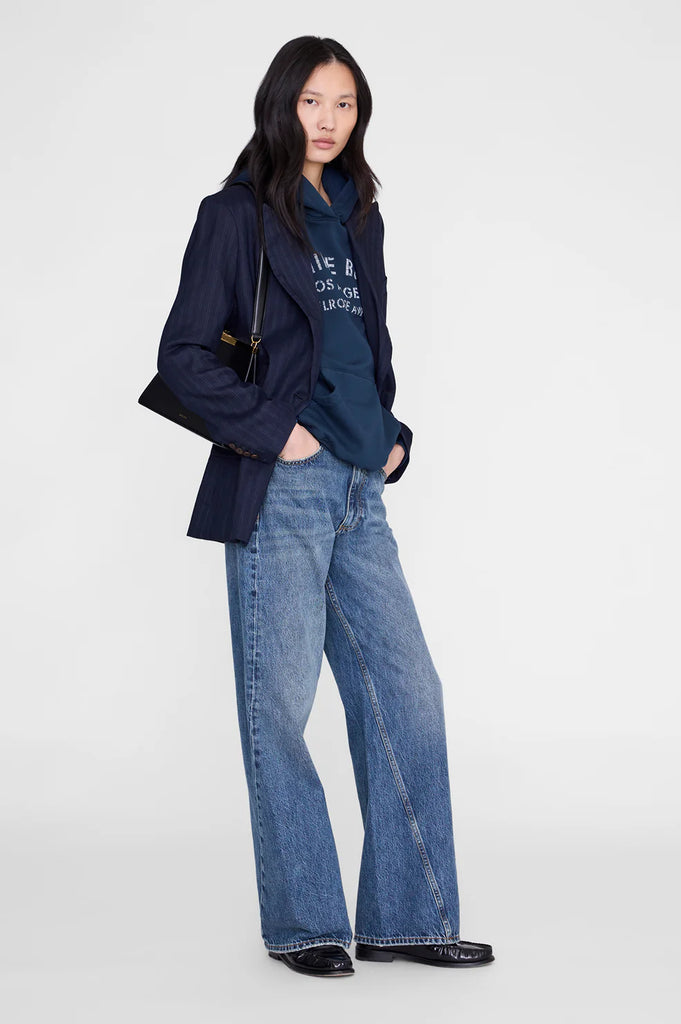 Harvey Sweatshirt Melrose Stencil in Navy