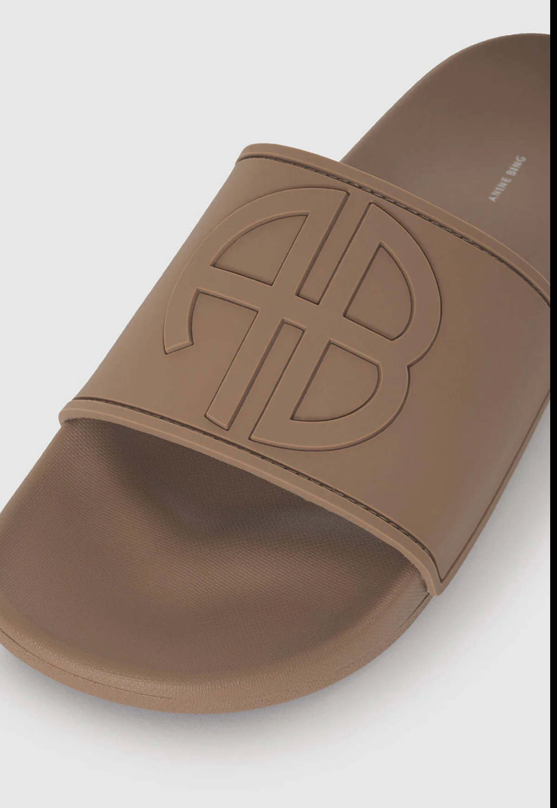 Isla Slides in Camel Monogram