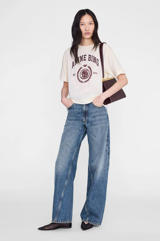 Jaylin Tee Collegiate in Cream