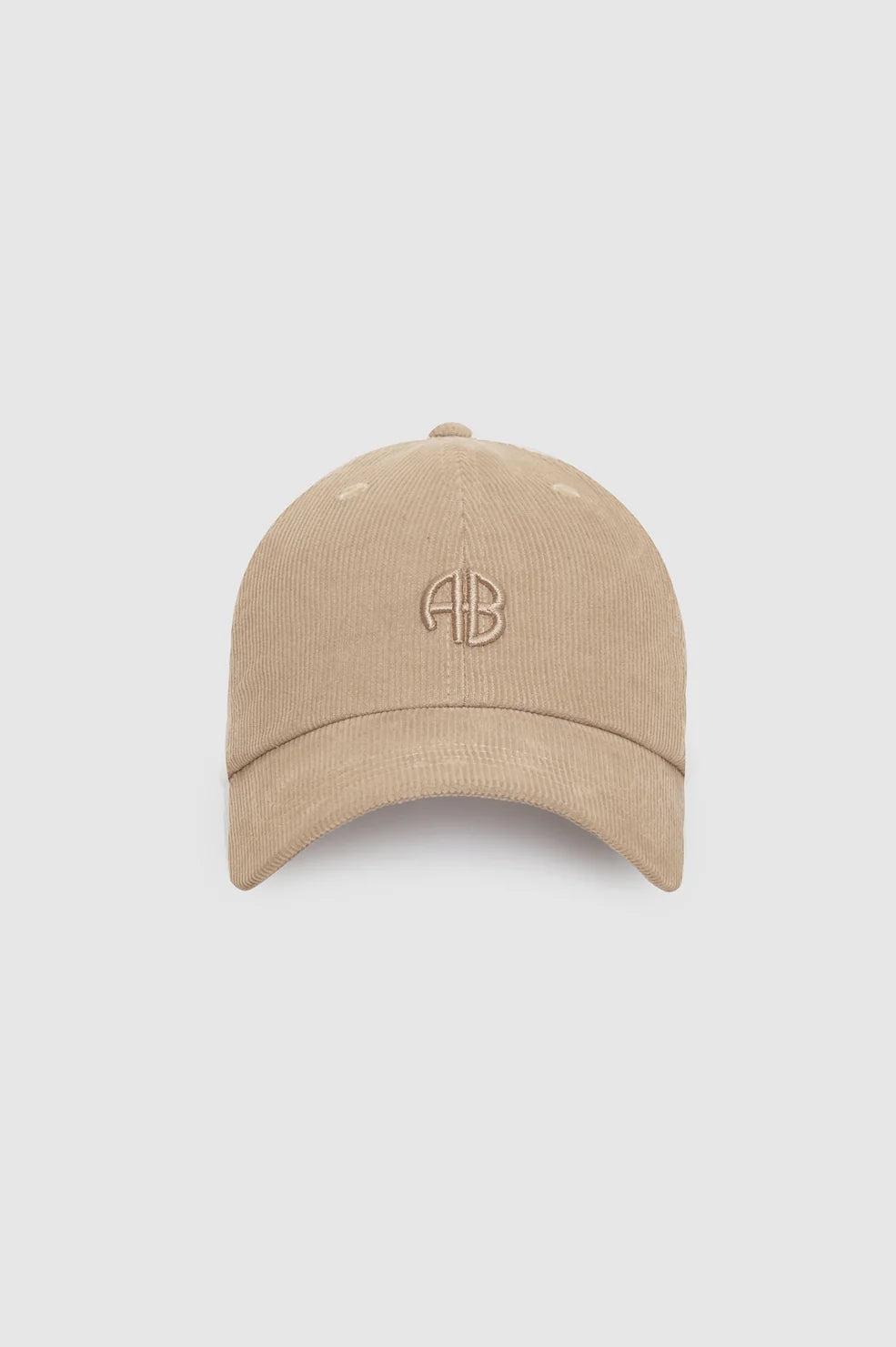 Jeremy Baseball Cap AB Corduroy in Beige