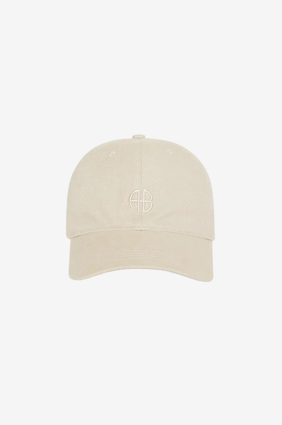 Jeremy Baseball Cap in Beige Wool