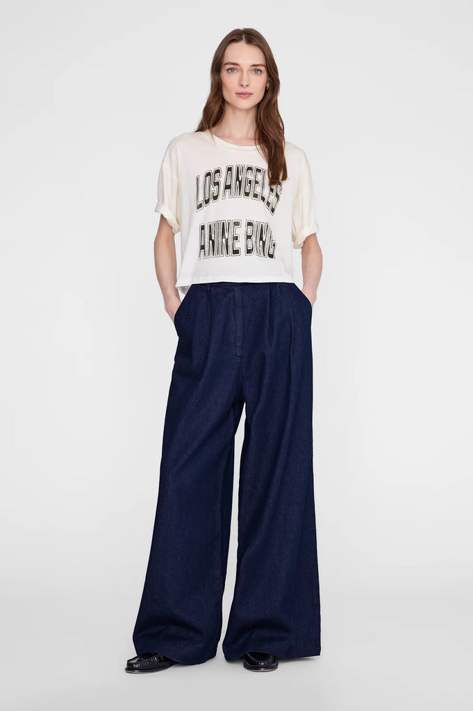 Johnny Cropped Tee in Cream