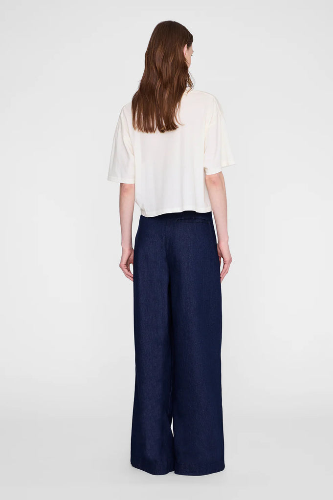 Johnny Cropped Tee in Cream