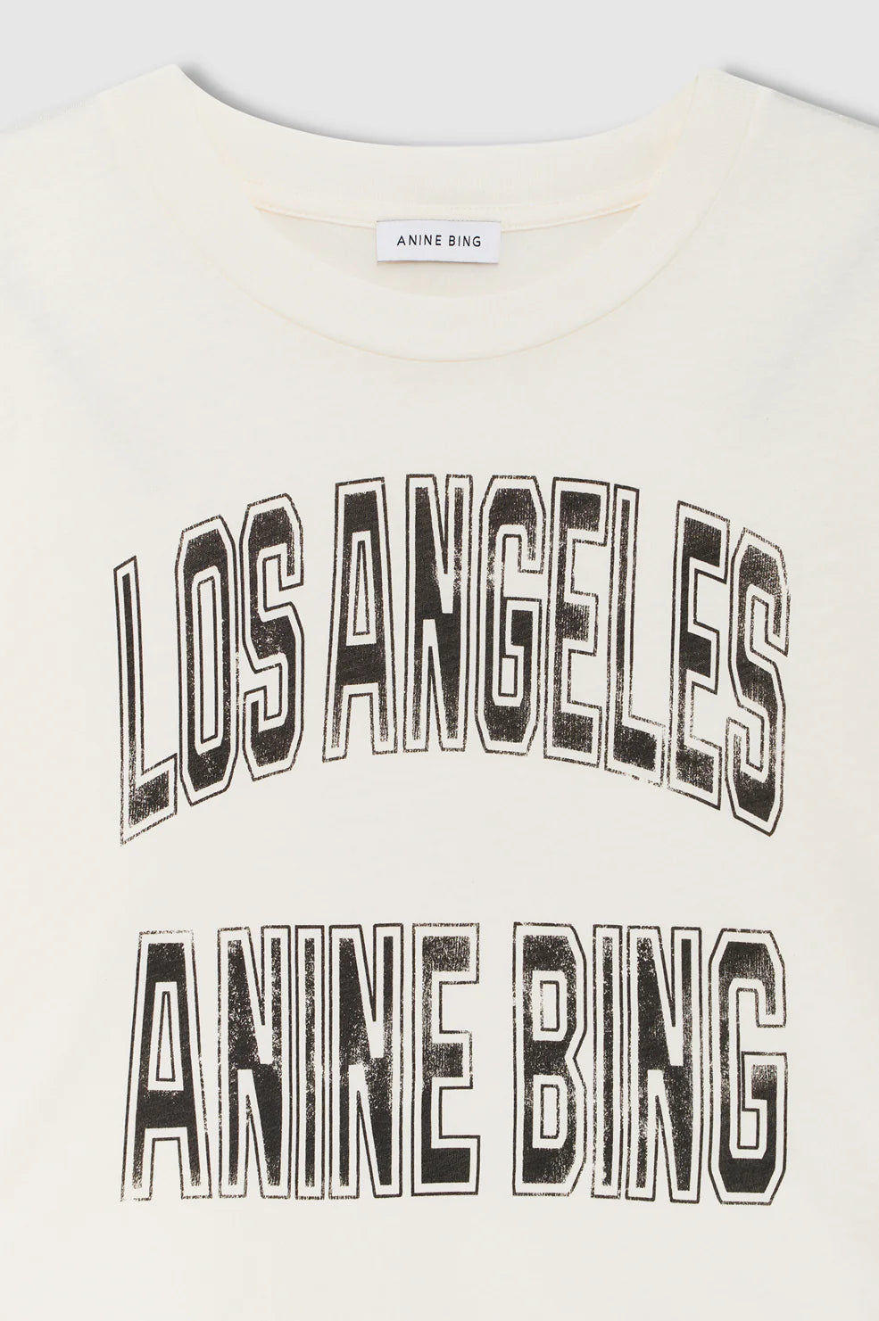 Johnny Cropped Tee in Cream