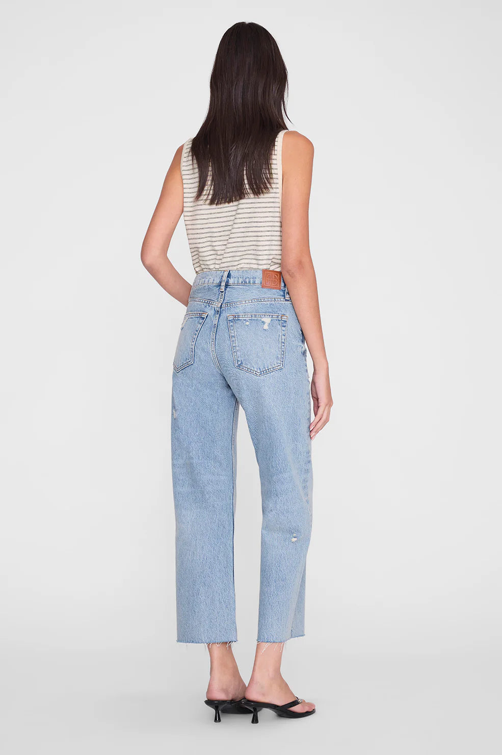 Juliann Tank in Black Stripe