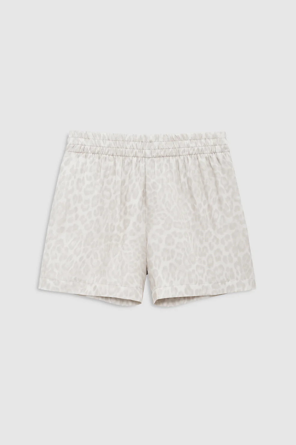 Kam Short in Washed White Leopard