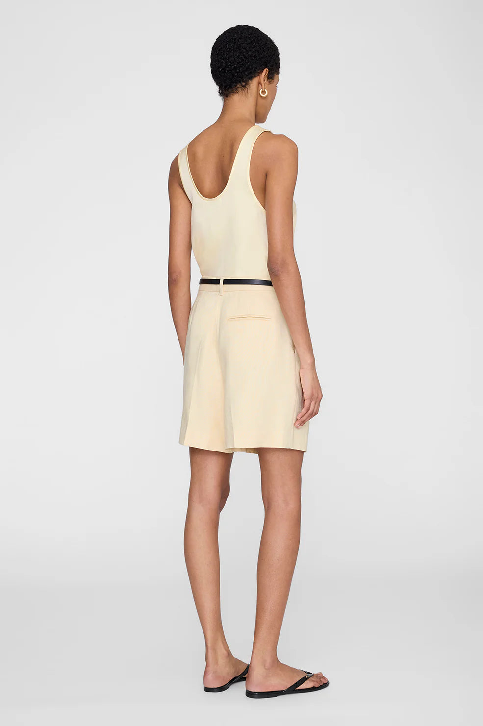 Lea Top in Butter Yellow