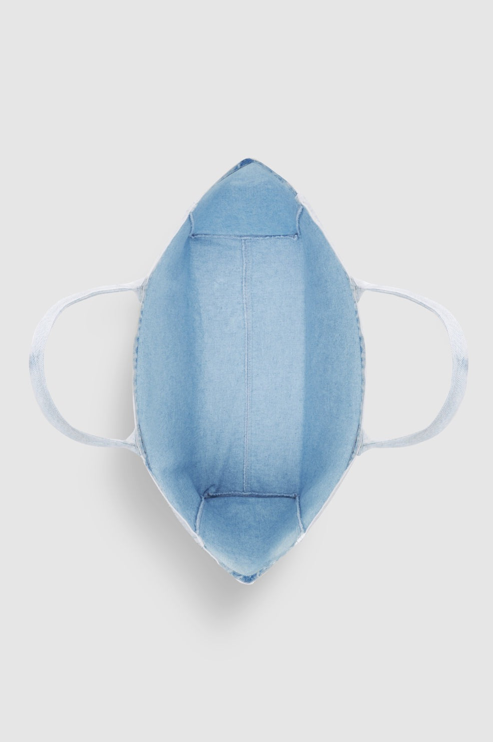 Leo Denim Tote in Lucid Blue