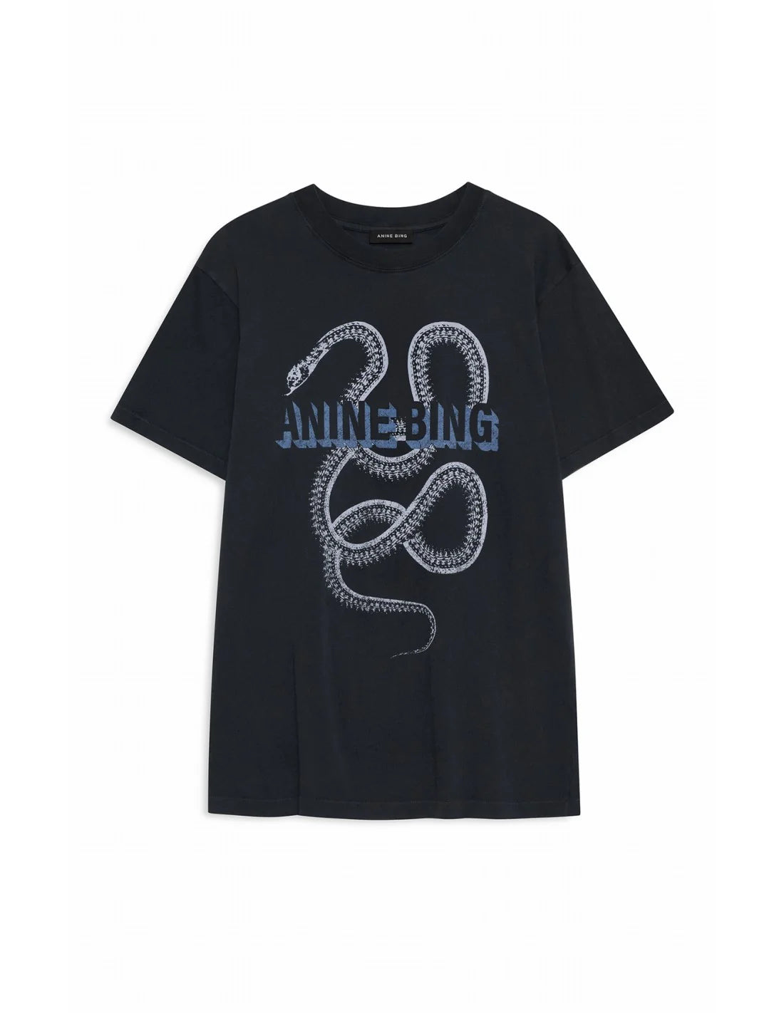 Lili Tee Snake in Washed Black