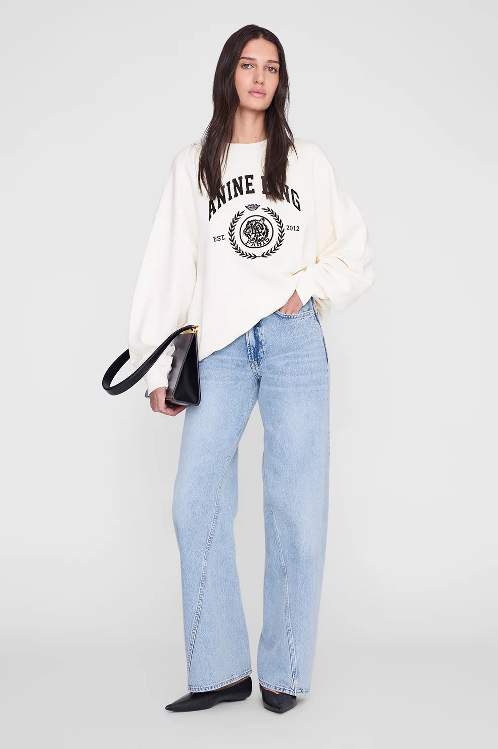 Miles Sweatshirt Collegiate in Cream