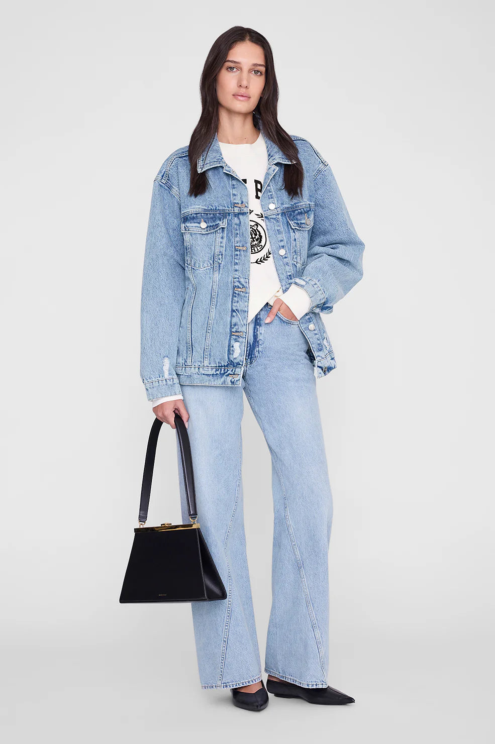 Miles Sweatshirt Collegiate in Cream