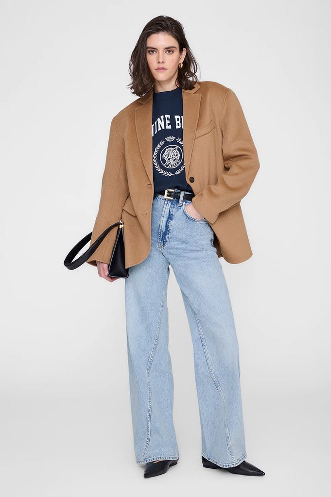 Miles Sweatshirt Collegiate in Dark Navy