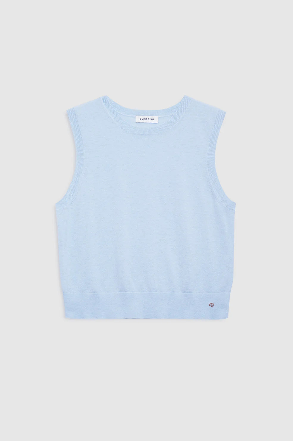 Moni Crop Tank in Pale Blue