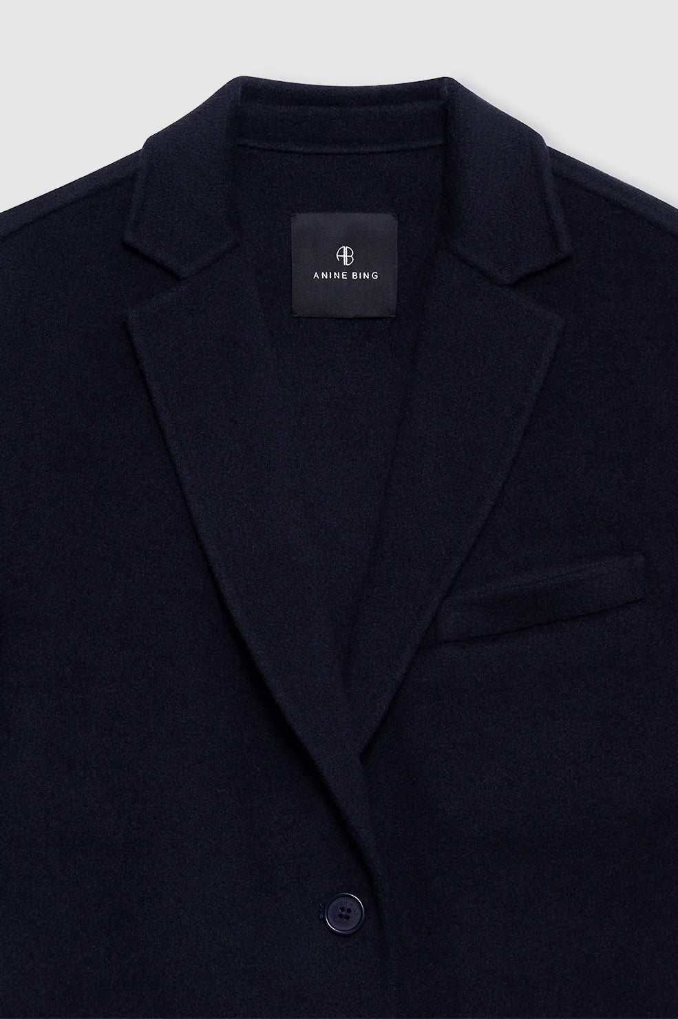 Quinn Blazer in Midnight Blue Cashmere Blend