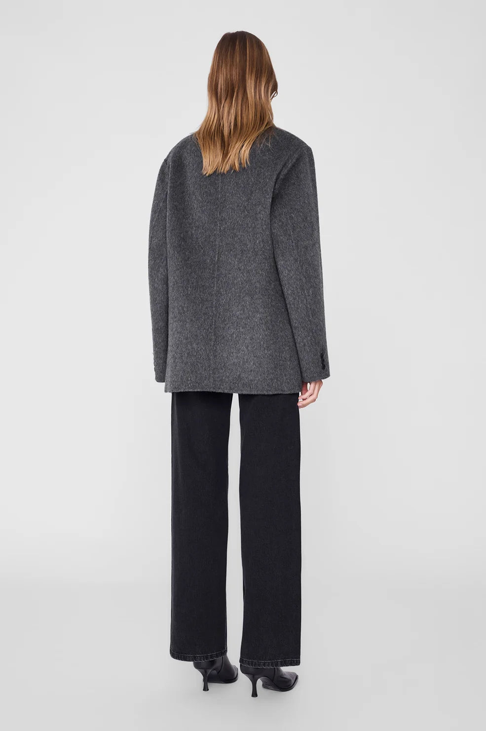 Sali Coat in Dark Grey