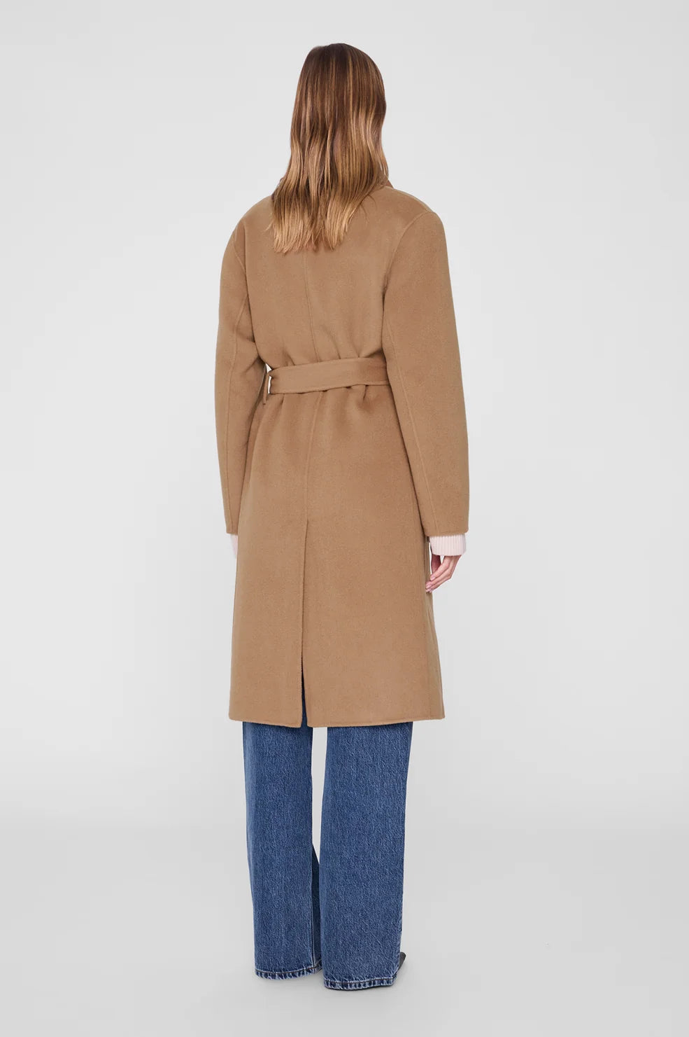 Sana Coat in Camel Cashmere Blend