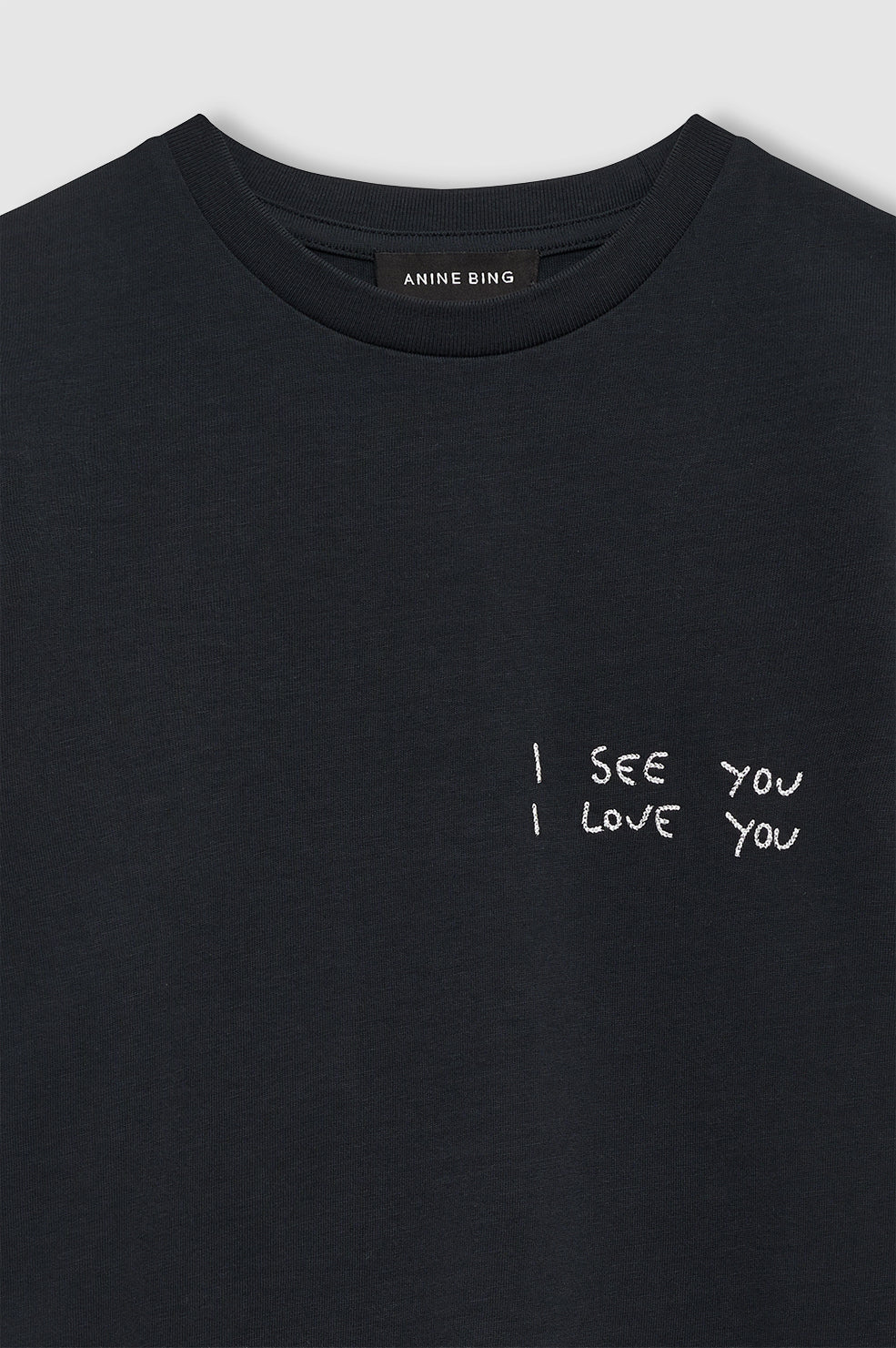 Shelley Tee I See You I Love You in Black