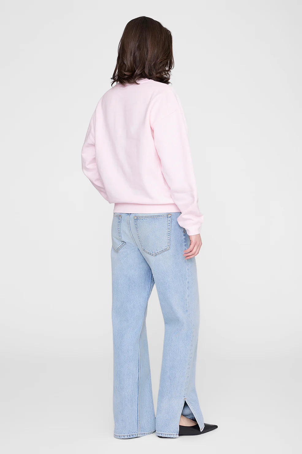 Spencer Sweatshirt Anine Bing in Powder Pink