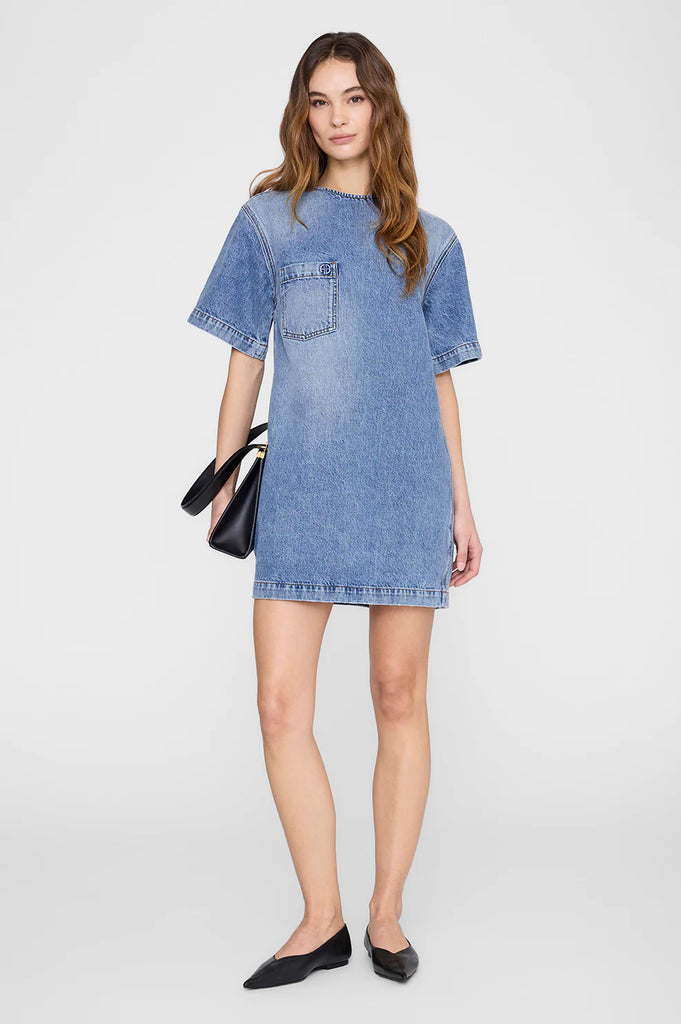 Tulah Dress in Tidal Blue