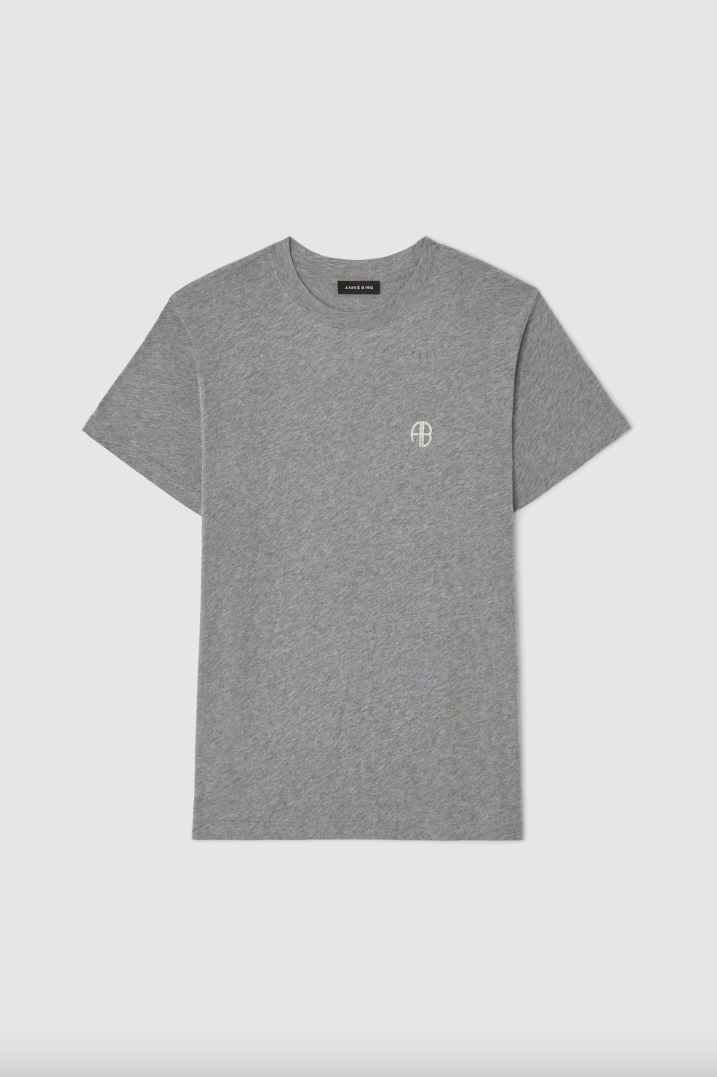 Wagner Tee Soft Stencil in Dark Grey Melange