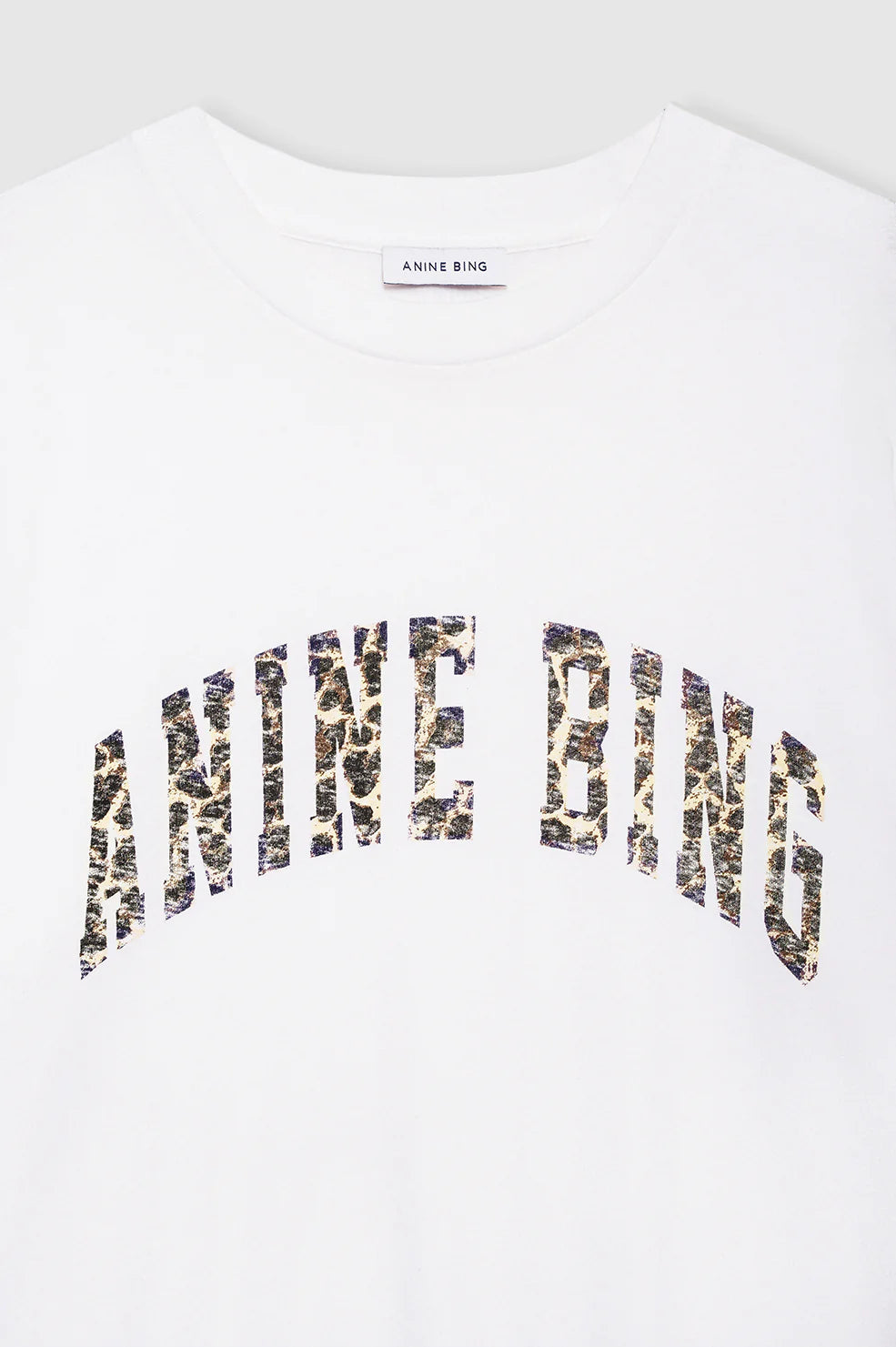 Walker Tee Anine Bing Leopard in Ivory