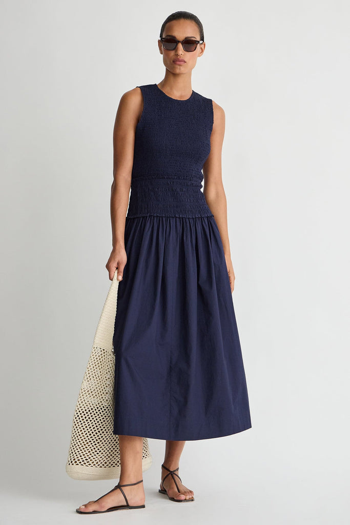 Siempre Tank Maxi in Midnight