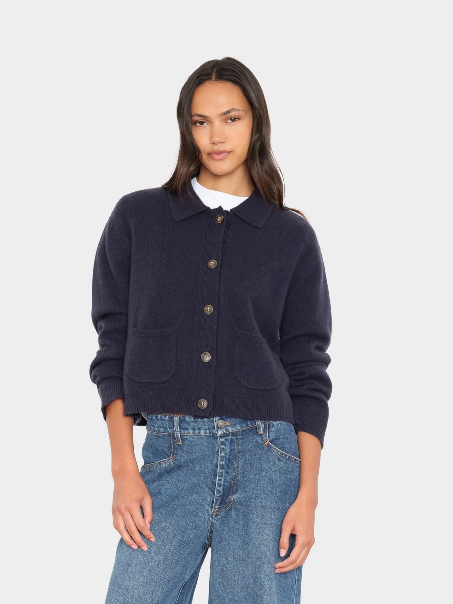 Bevyn Cardigan in Midnight Blue
