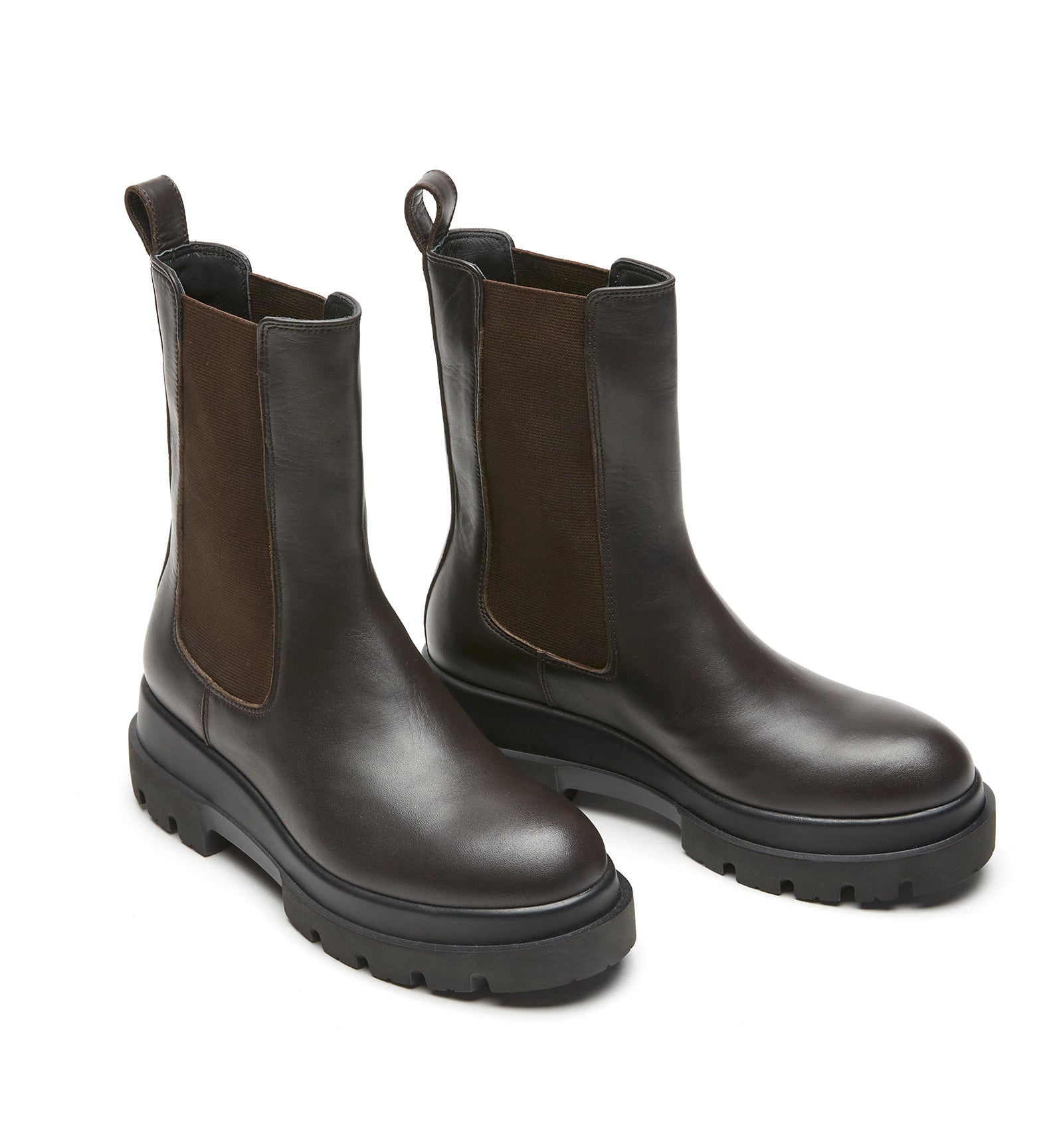 Blaise Leather Boot in Brown
