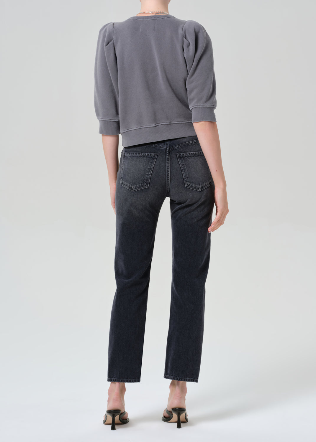 Blaine High Rise Straight in Vintage Black