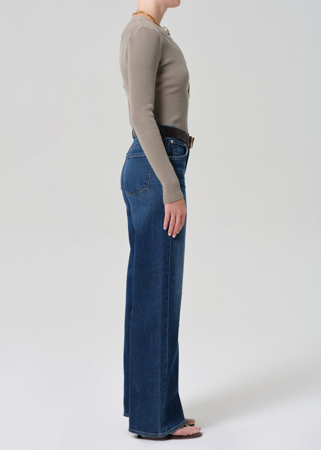 Lyra Long Wide Leg in Elm