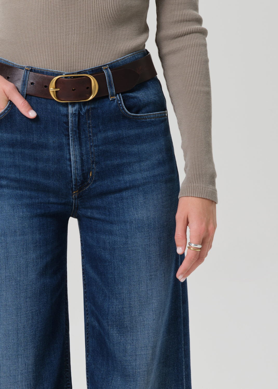 Lyra Long Wide Leg in Elm