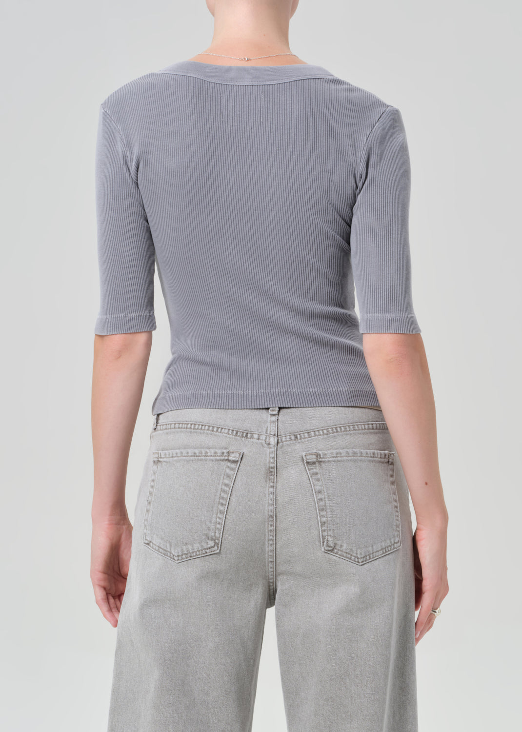 Nali Short Sleeve Henley in Balboa