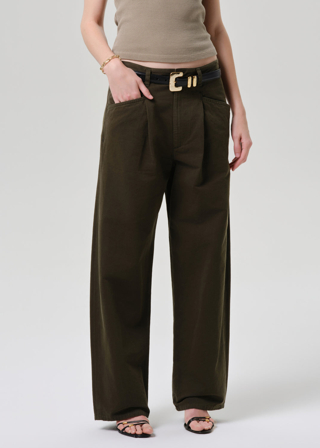 Velha Trouser in Moss