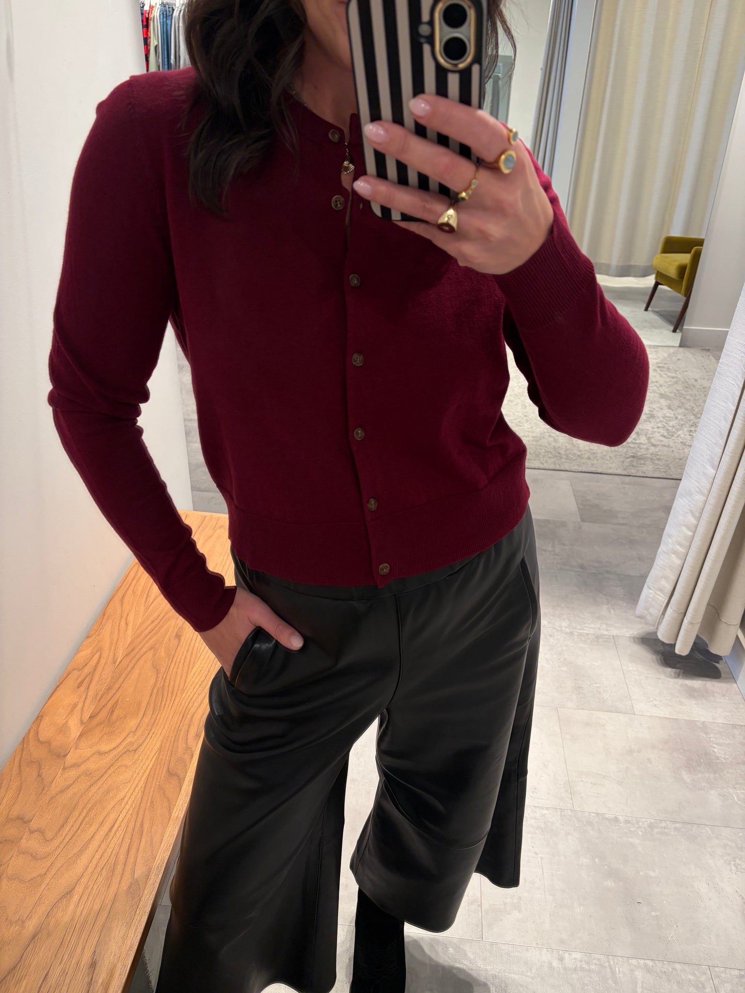 Calder Cardigan in Chianti