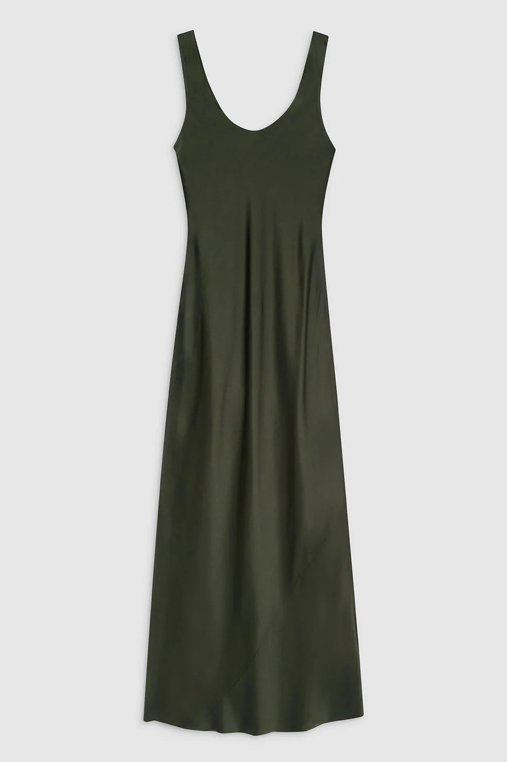 Camille Dress in Dark Olive