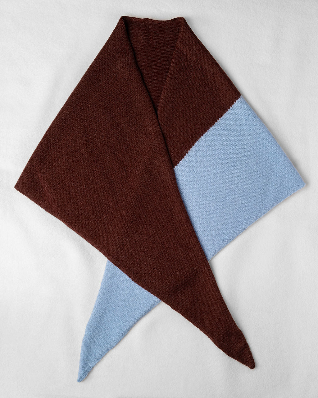 Cashmere Kerchief in Black + Ivory Stripe