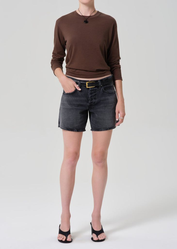 Billie Relaxed Short in Vintage Black