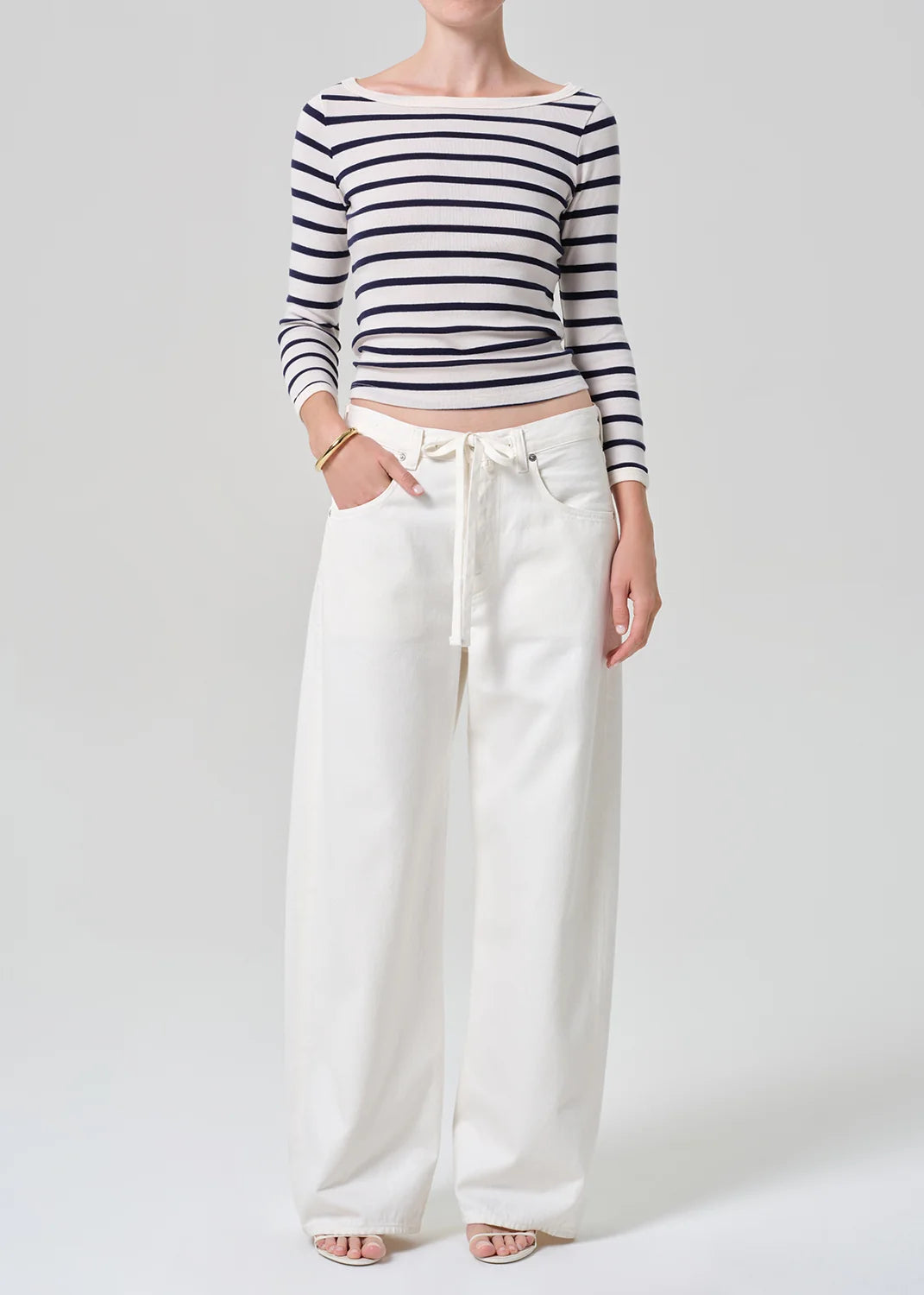 Brynn Drawstring Trouser in Pashmina