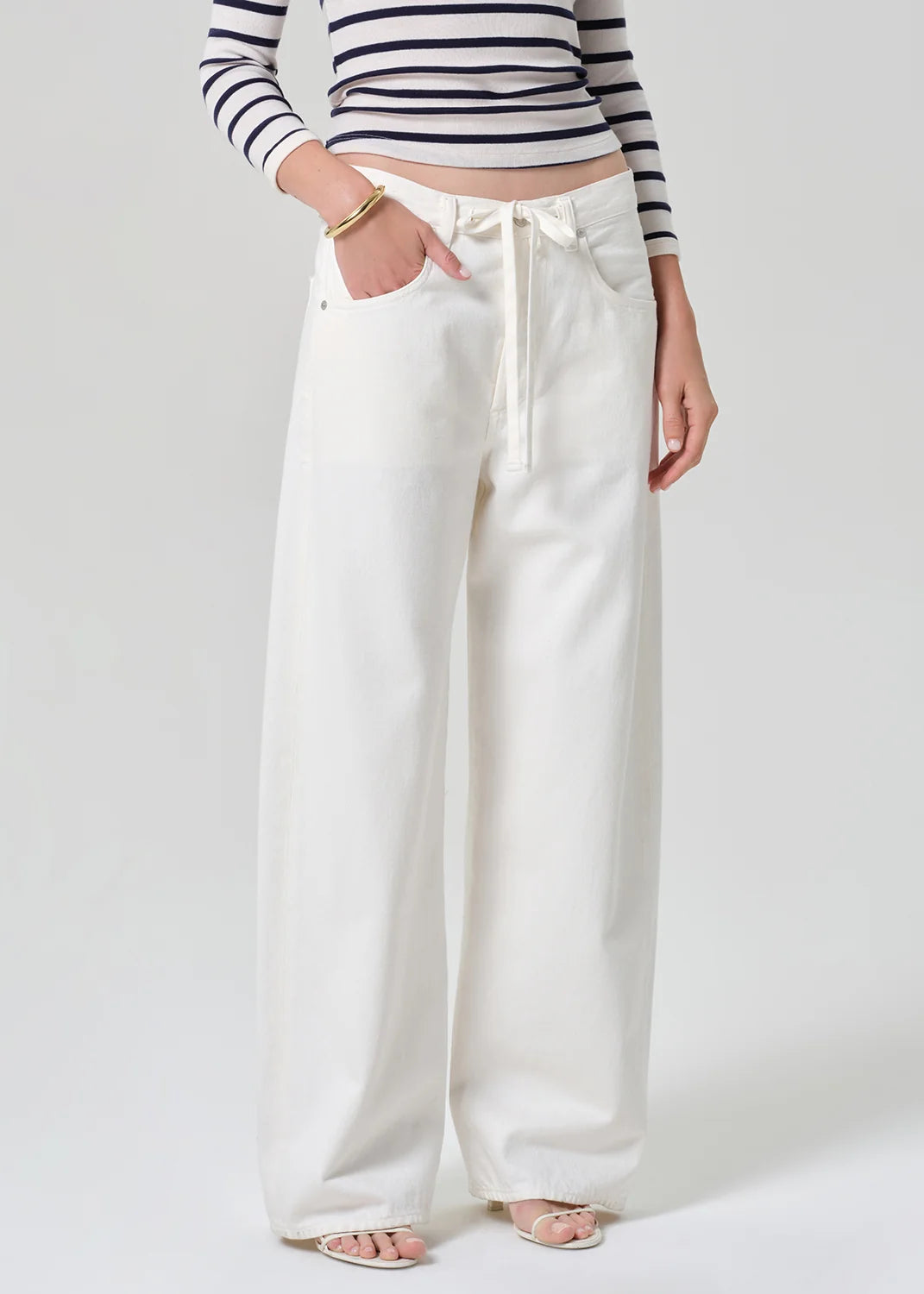 Brynn Drawstring Trouser in Pashmina