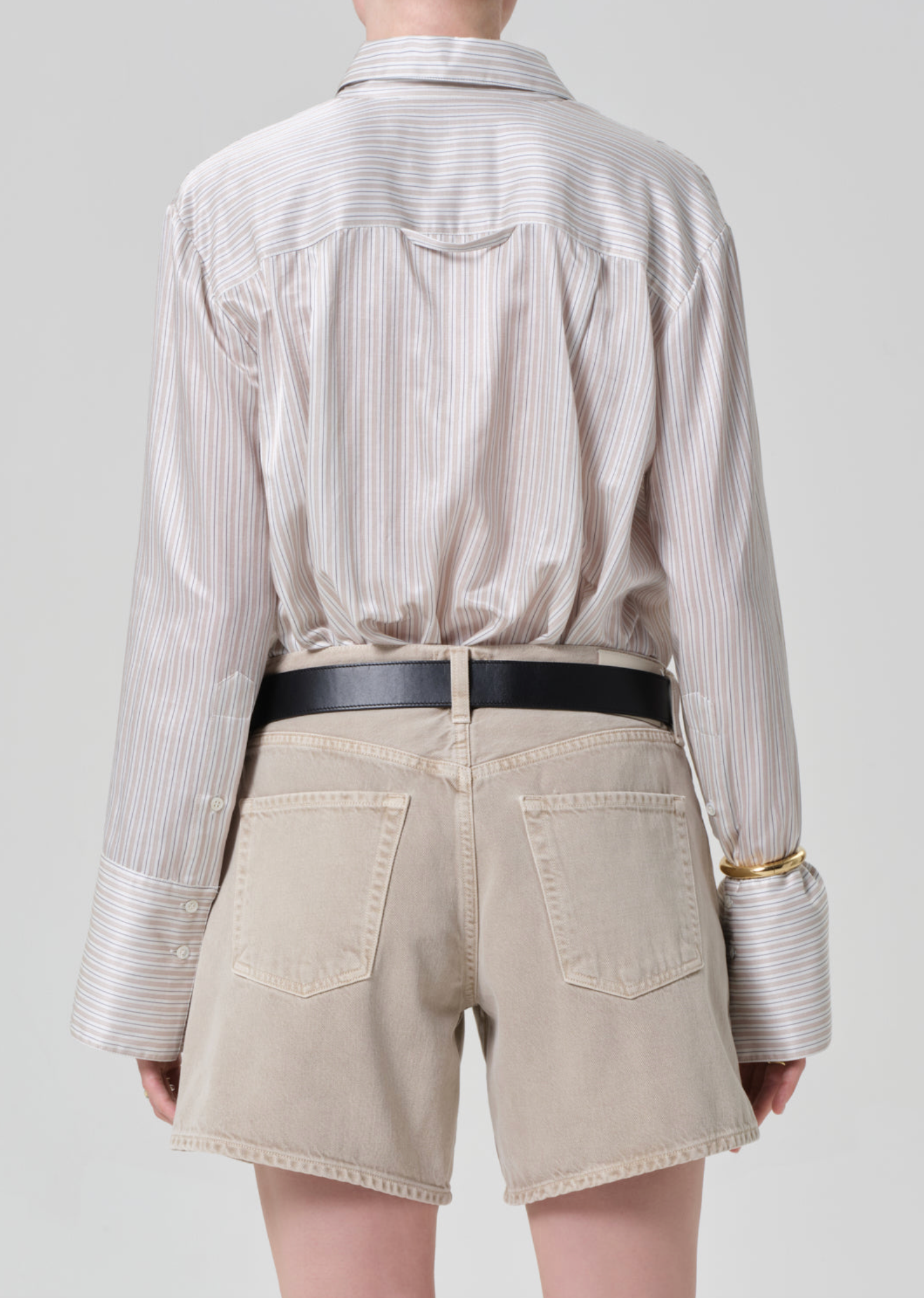 Camilia Shirt in Sandstone Stripe