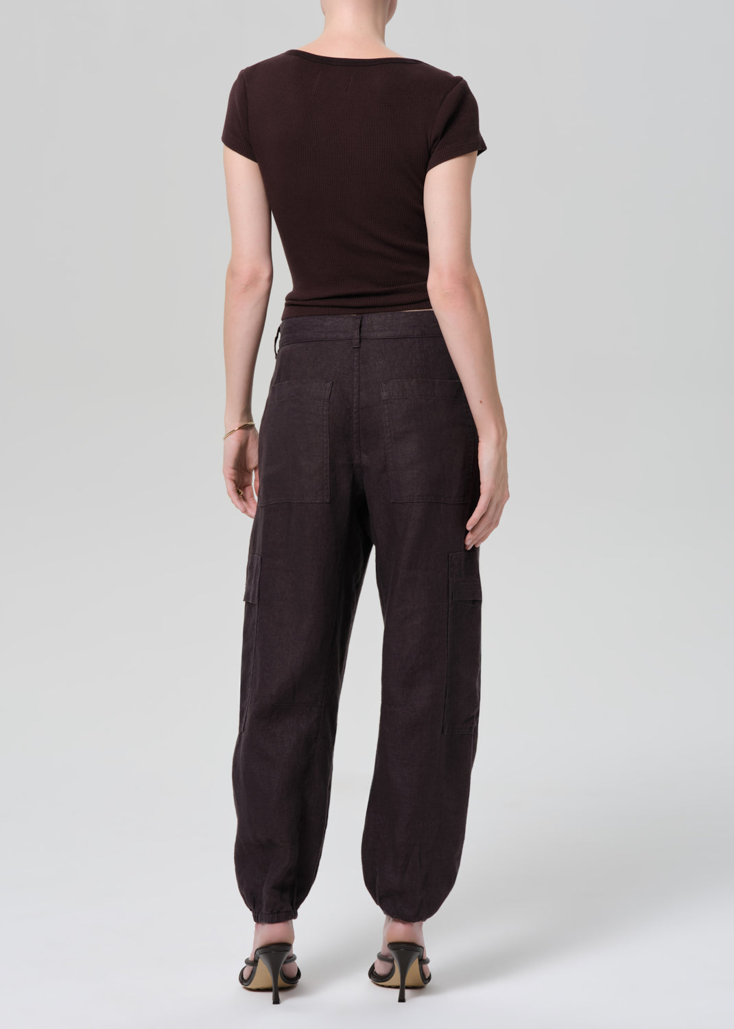 Ciela Linen Balloon Utility in Charcoal