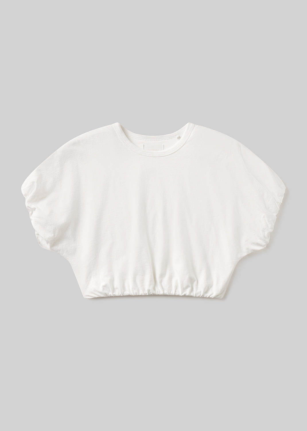 Gia Bubble Tee in Soft White
