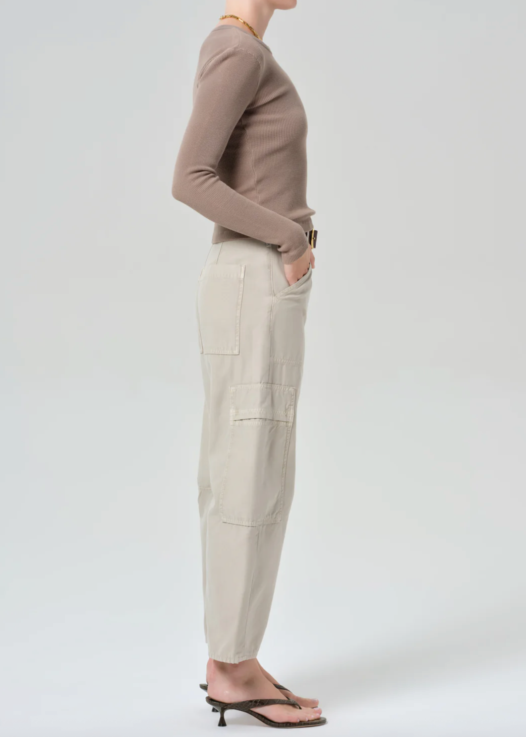 Marcelle Cargo in Burnished Quartz