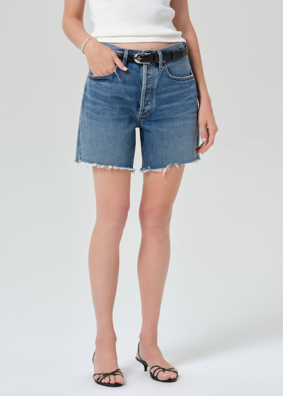 Marlow Long Vintage Short in Amaretto