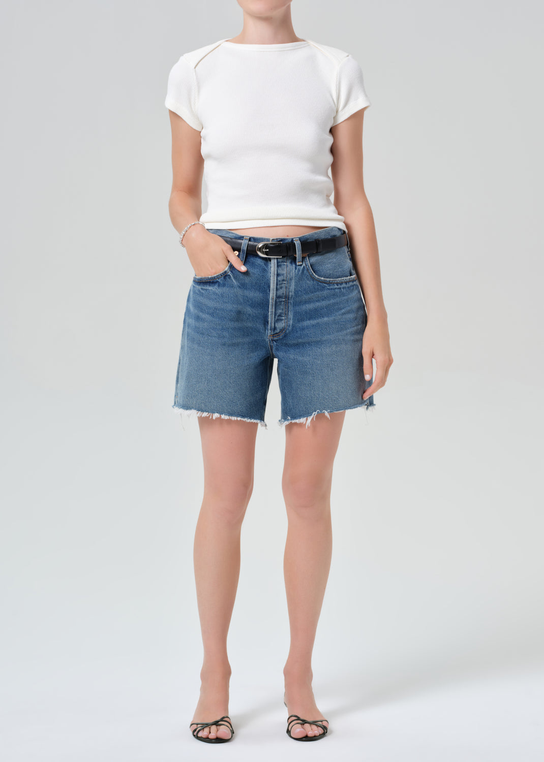 Marlow Long Vintage Short in Amaretto