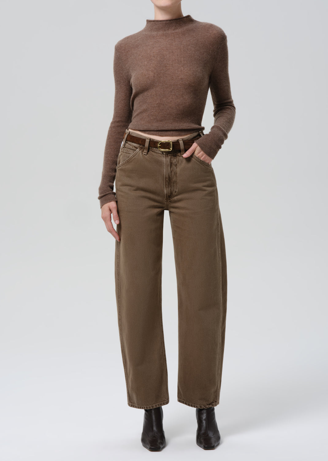 Miro Full Length Deck Pant in Cocoa