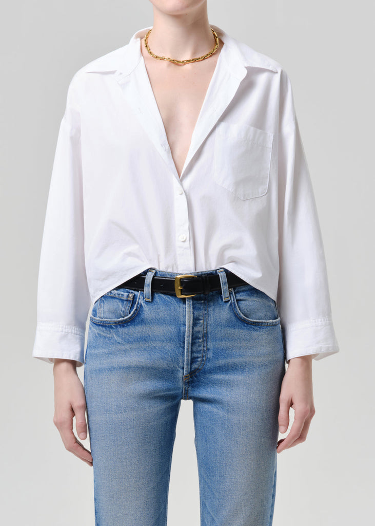 Petit Ami Shirt in Optic White