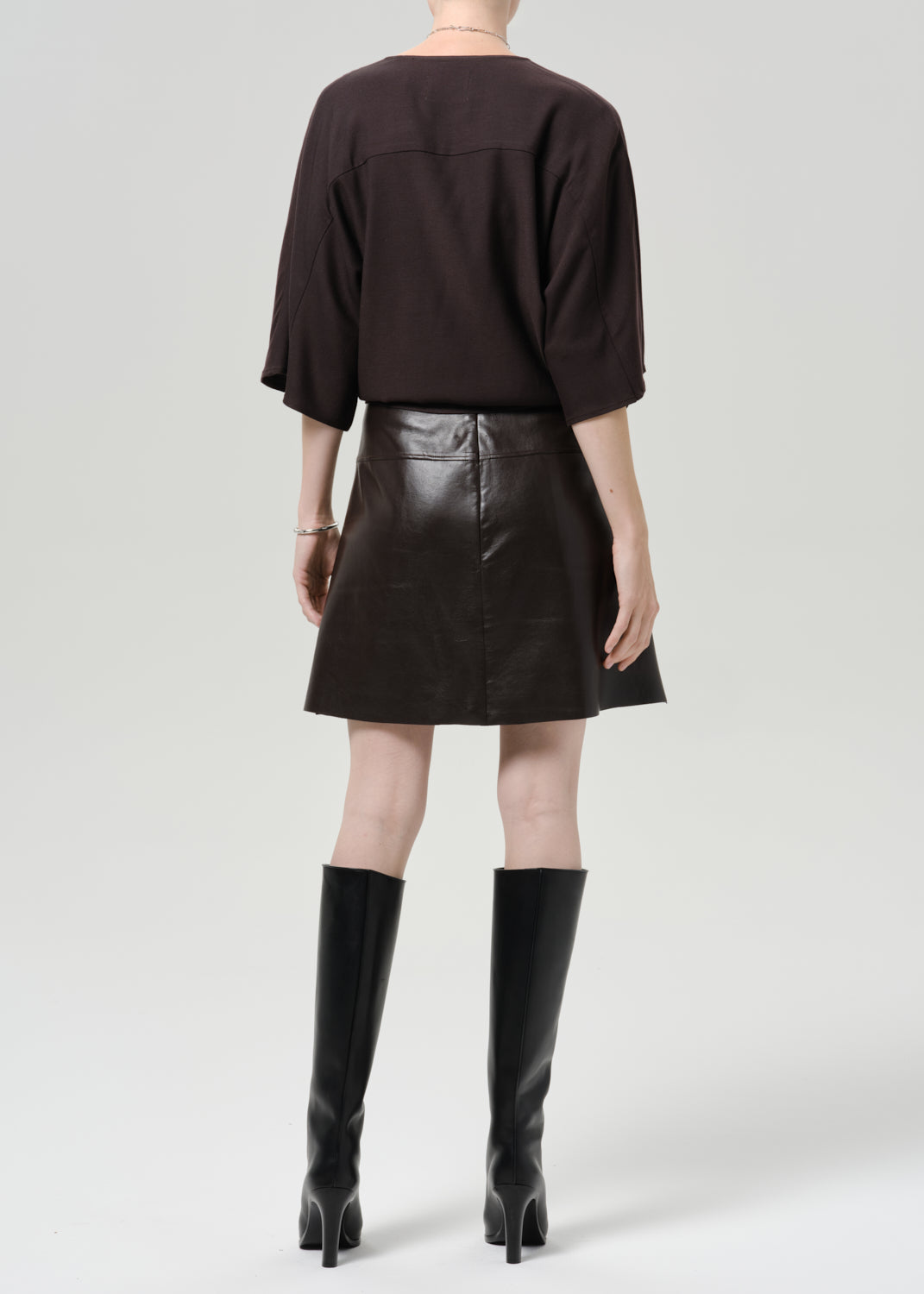 Soraya Skirt in Chocolate Dark Brown