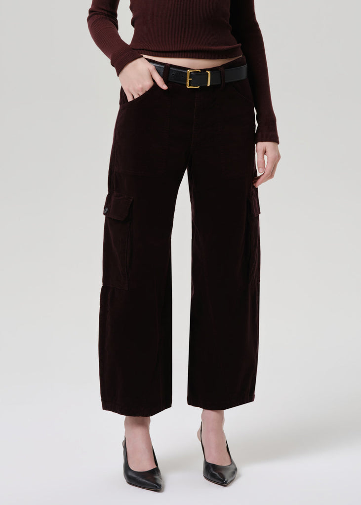 Thassos Twisted Seam Utility Pant in Barrister
