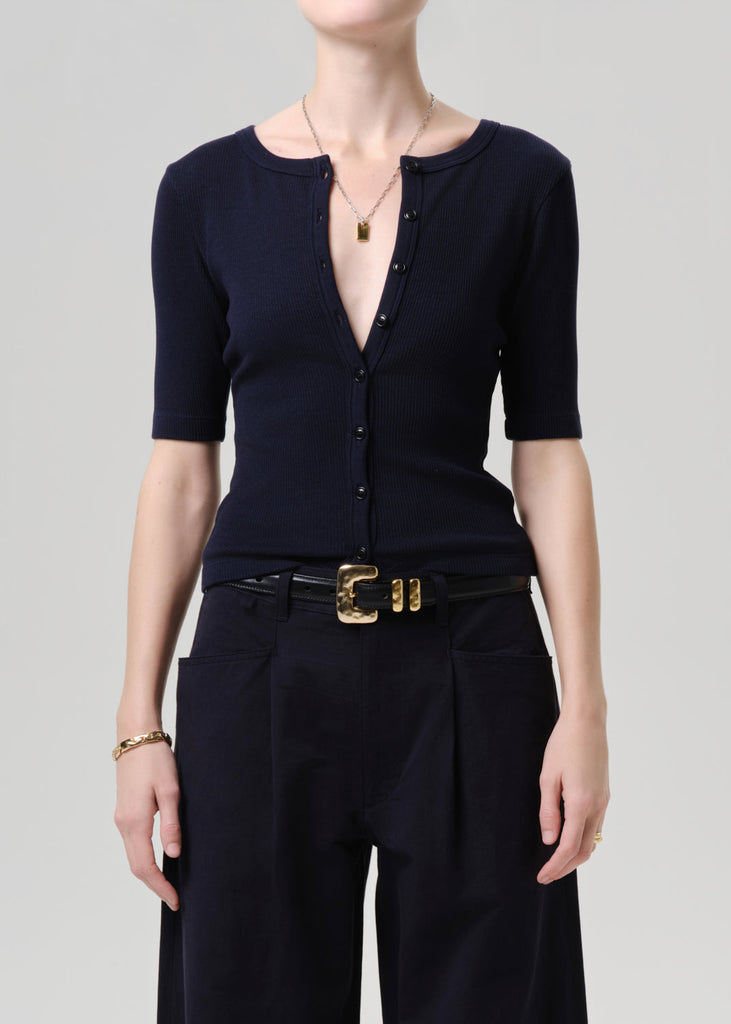 Wren Cardigan in Navy